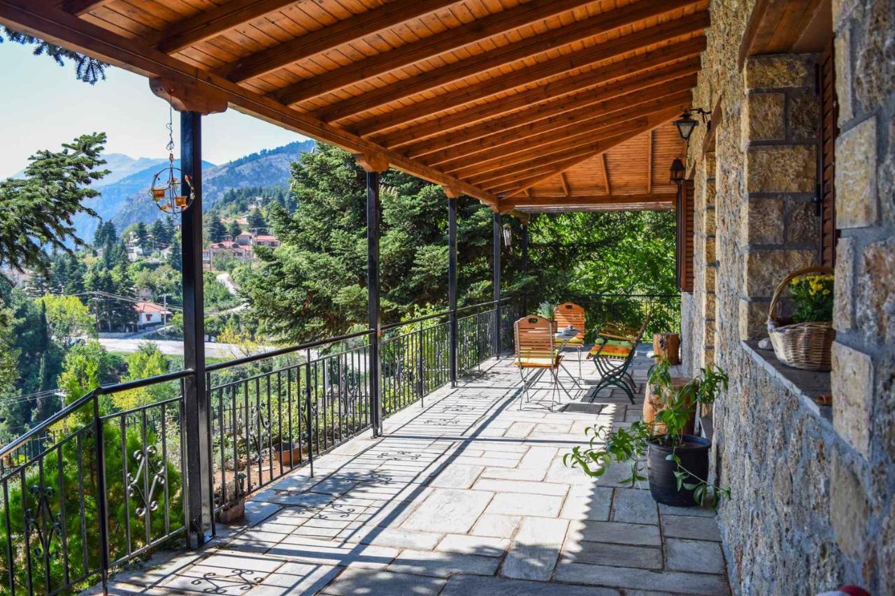 Γήλοφος Villa Ano Trikala Eksteriør bilde